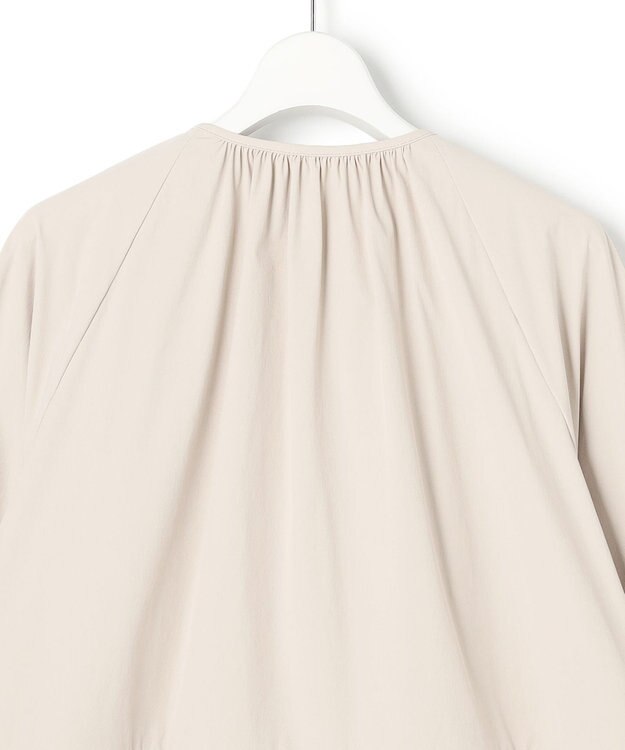 23区 L 【先行予約】2WAYストレッチタフタ ギャザーブルゾン ベージュ系