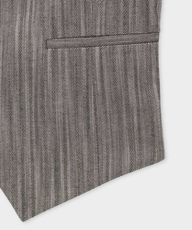 Paul Smith ドレープヘリンボーン ベスト グレー