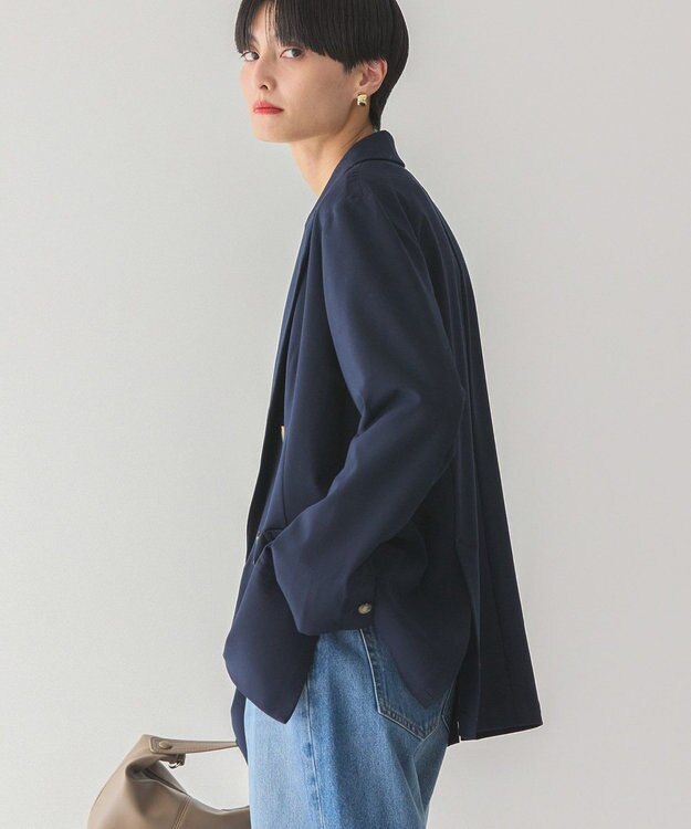 AMERICAN HOLIC イージーケアテーラードジャケット Navy