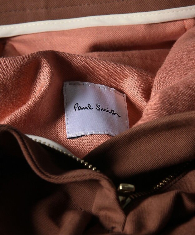 Paul Smith コットンギャバジン タックパンツ チェスナット