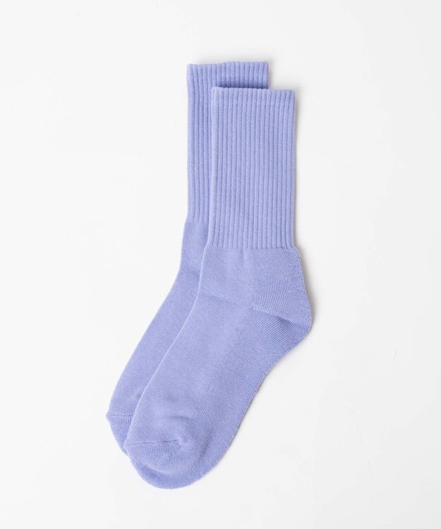 WEGO 底パイルカラーリブソックス 柄1