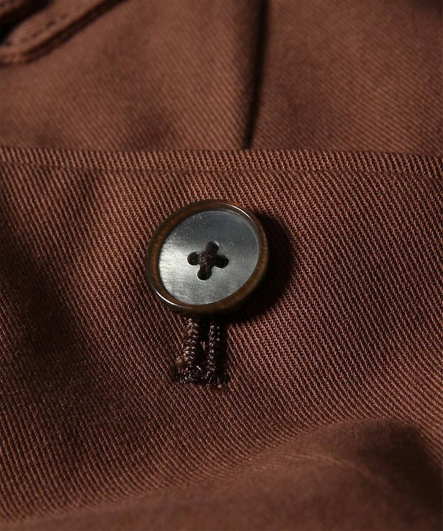 Paul Smith コットンギャバジン タックパンツ チェスナット