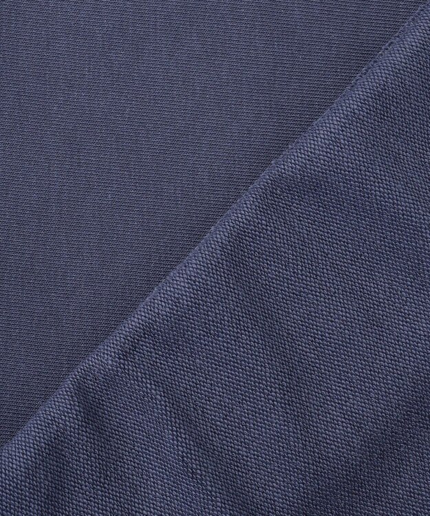 ANY 【洗濯機可】ミニ裏毛モックネックプルオーバー ブルー