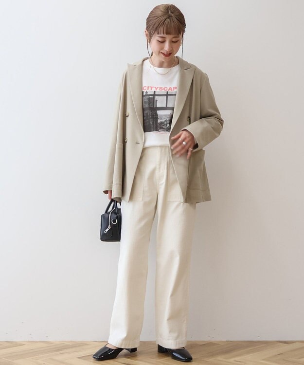 AMERICAN HOLIC イージーケアテーラードジャケット Beige