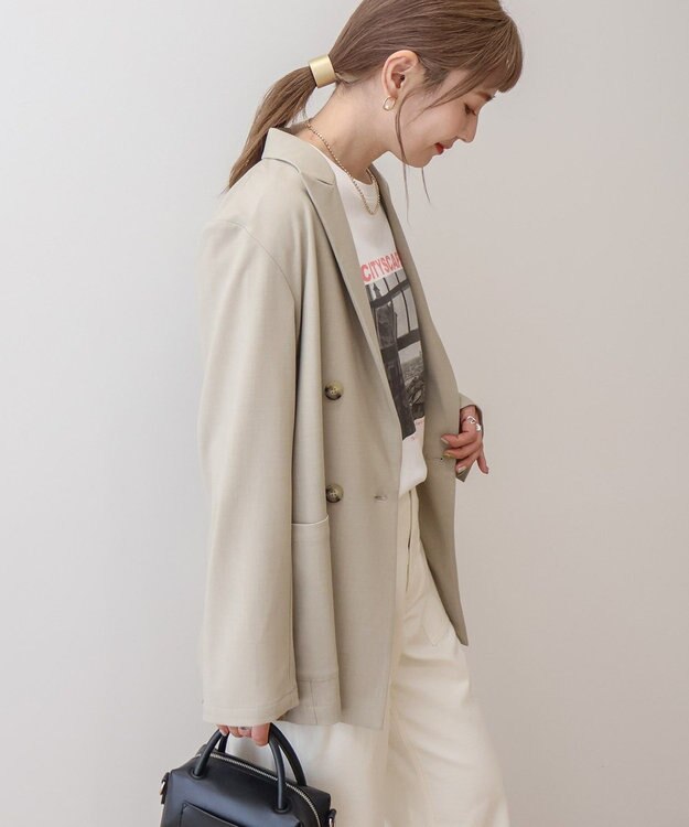 AMERICAN HOLIC イージーケアテーラードジャケット Beige