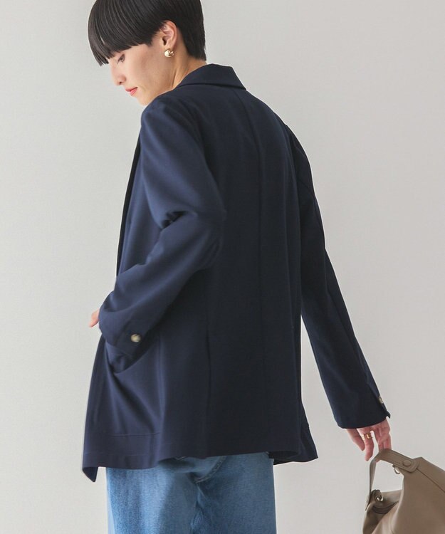 AMERICAN HOLIC イージーケアテーラードジャケット Navy