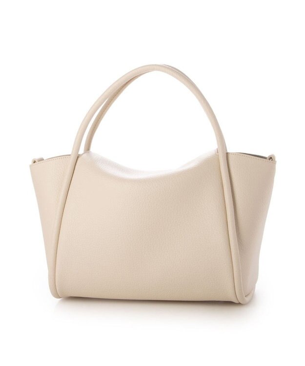 UNBILLION カシュカシュ cachecache / 通しハンドル2wayフラップトート アイボリー