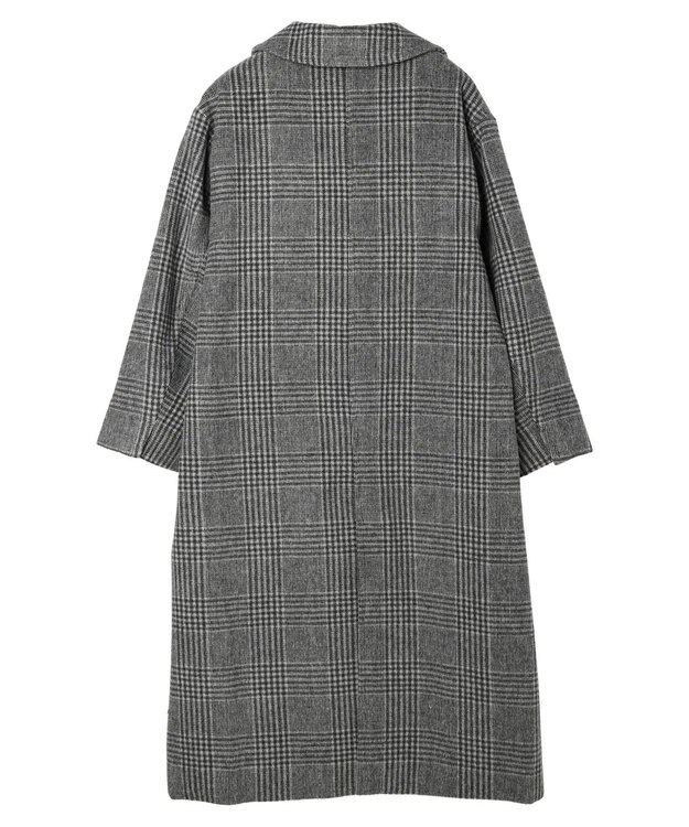 earth music&ecology チェスターコート（チェック） Glen Check