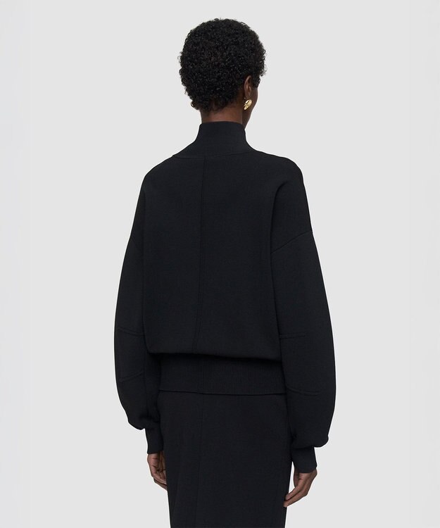 JOSEPH コンパクトミラノ　ボンバージャケット Black