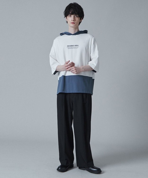 WEGO ドルマンポンチフードT（S） ブルー