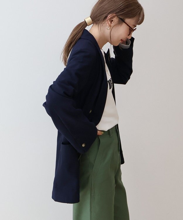 AMERICAN HOLIC イージーケアテーラードジャケット Navy