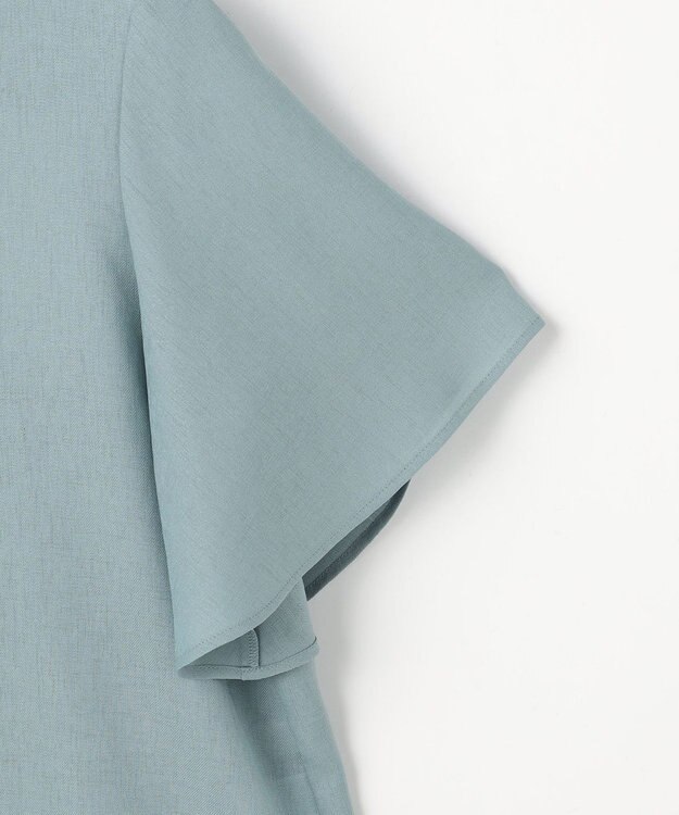 ANY SIS S スムージーポリエステル スキッパー ブラウス ミント