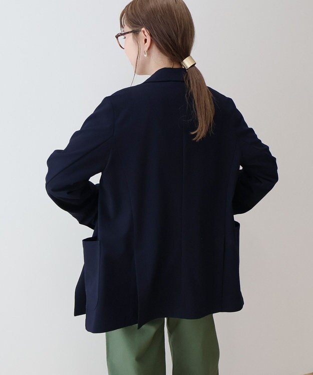 AMERICAN HOLIC イージーケアテーラードジャケット Navy