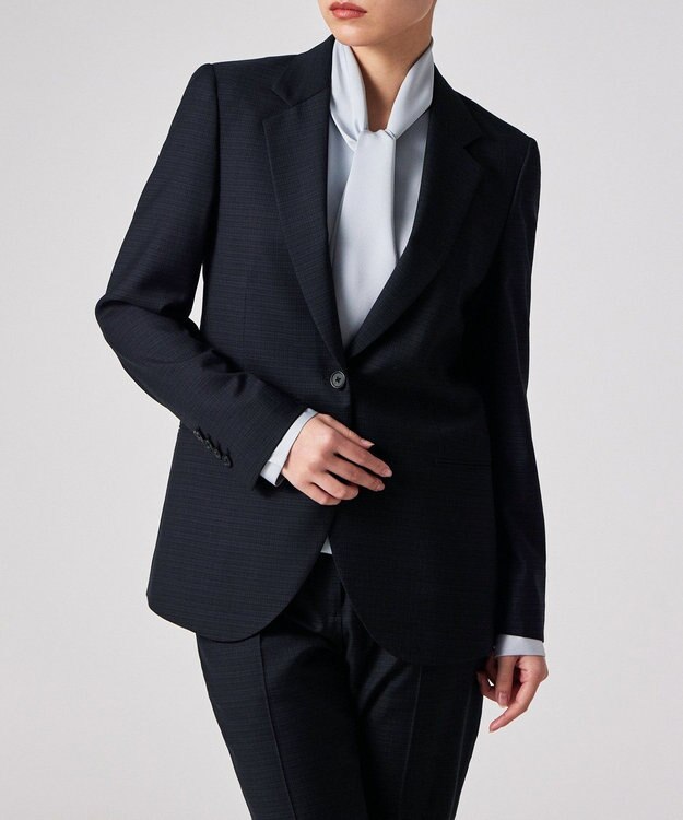 Paul Smith クラシカルチェック シングルジャケット ネイビー