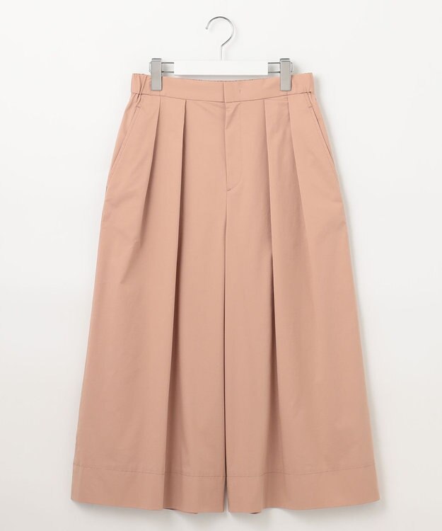 自由区 L 【カタログ掲載・洗える】タックガウチョ パンツ クラウドローズ