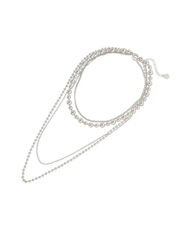 AMERICAN HOLIC マルチウェイメタルレンネックレス Silver