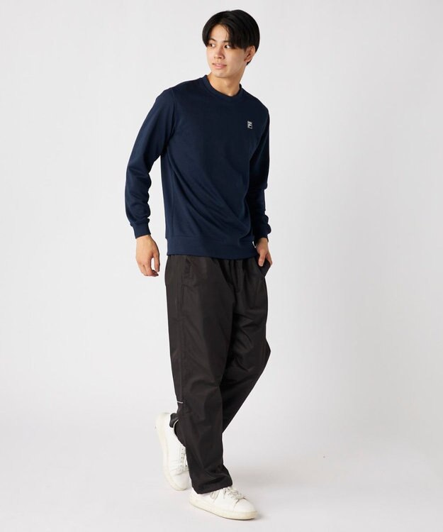 FILA GOLF／marie claire 【FILA GOLF】ベーシックロングスリーブスウェット ネイビー