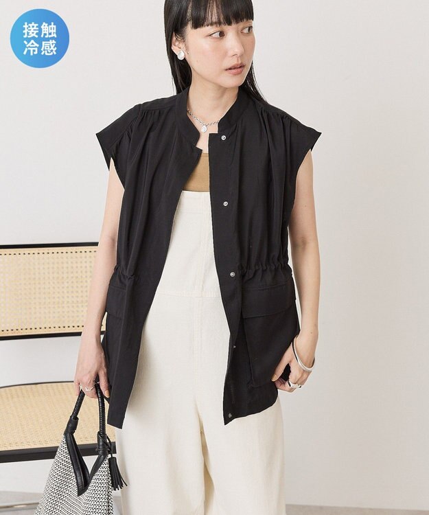 AMERICAN HOLIC Ｗポケットベスト Black