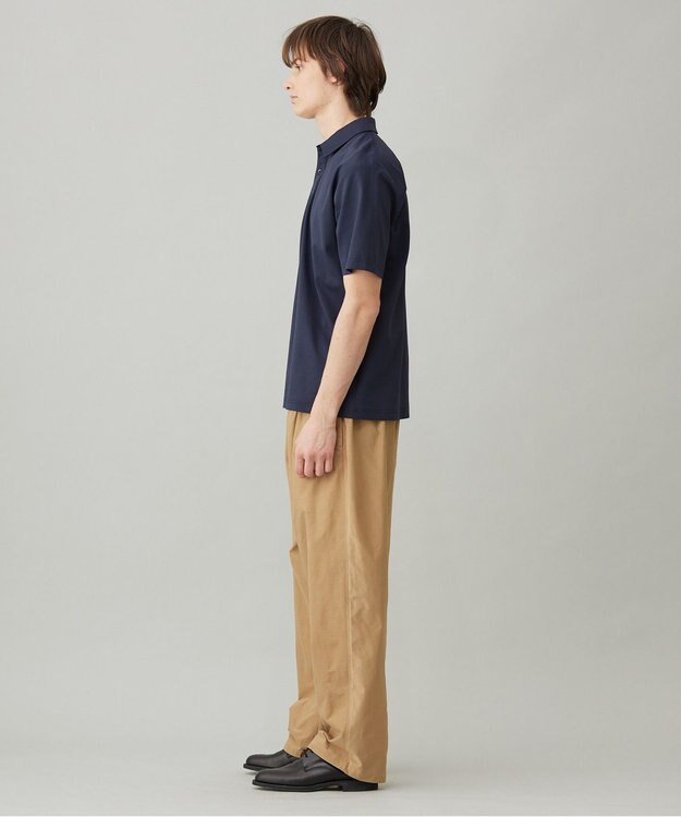 UNFILO MENS スマート ストレッチ ポロTEE【ギフトにもおすすめ】 ネイビー