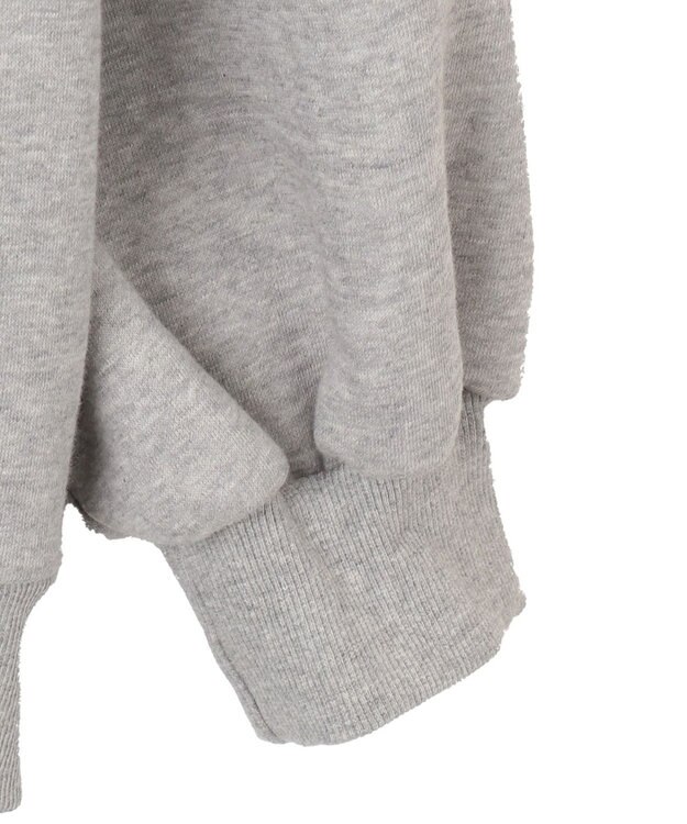 WEGO 【裏起毛】BROOKLYNロゴビッグパーカー グレー