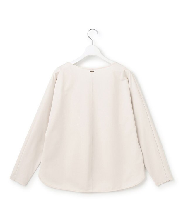 23区 L 【Oggi4月号掲載/洗える】ミニマルディテールプルオーバー カットソー ベージュ系