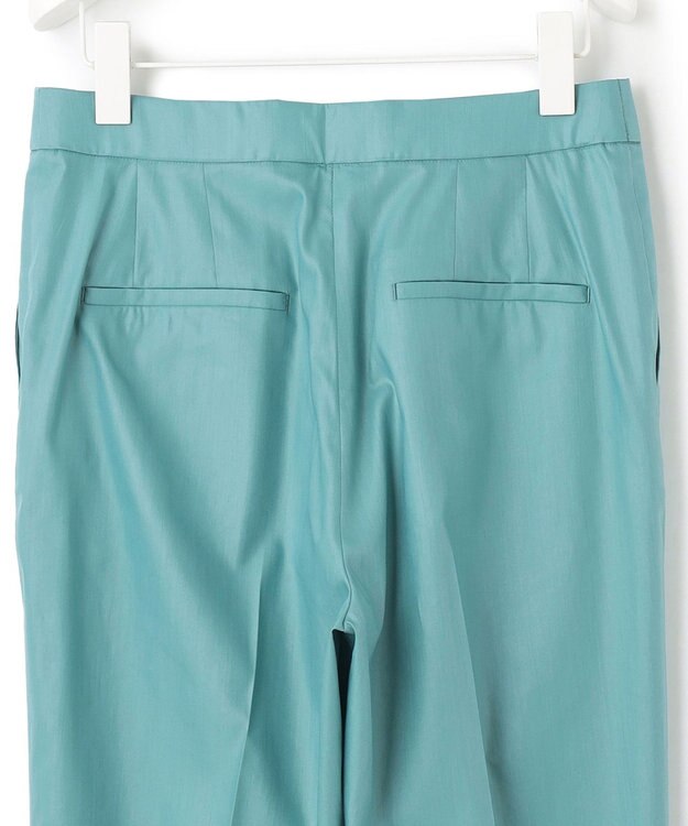 ICB 【接触冷感・洗える】エステルラミーチンツ テーパードパンツ セルリアン系