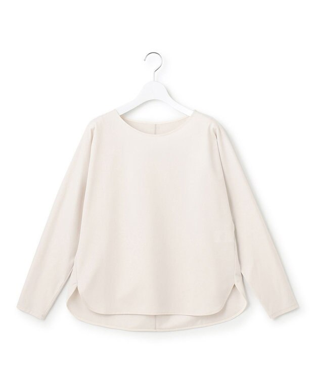 23区 L 【Oggi4月号掲載/洗える】ミニマルディテールプルオーバー カットソー ベージュ系