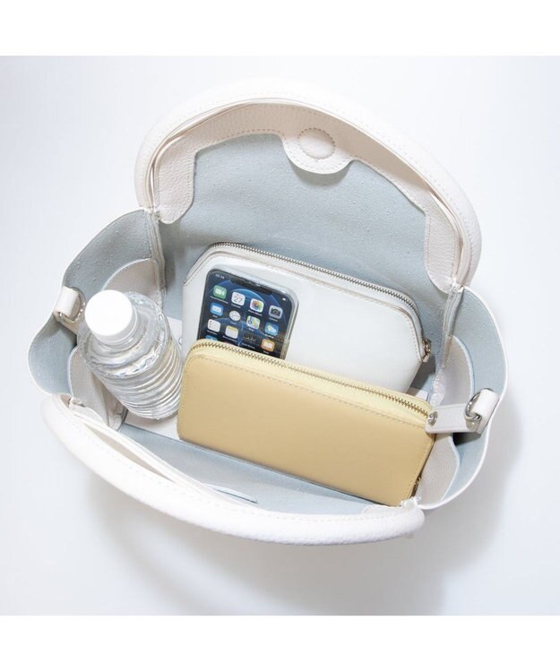 UNBILLION カシュカシュ cachecache / 通しハンドル2wayフラップトート アイボリー