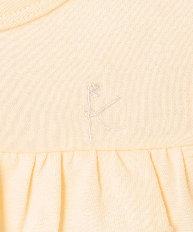 組曲 KIDS 【80-100㎝】フレアラッフル Tシャツ クリーム