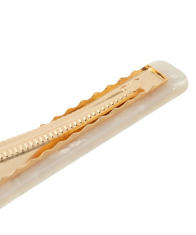 Maison de FLEUR ビジューアセチピン2SET Ivory