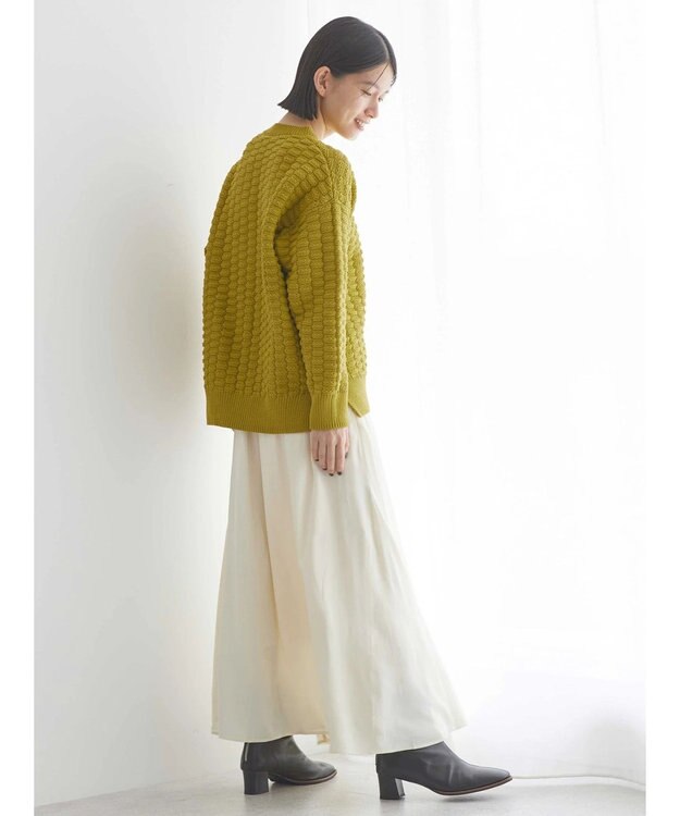 AMERICAN HOLIC エコカルットポコポコプルオーバー Mustard