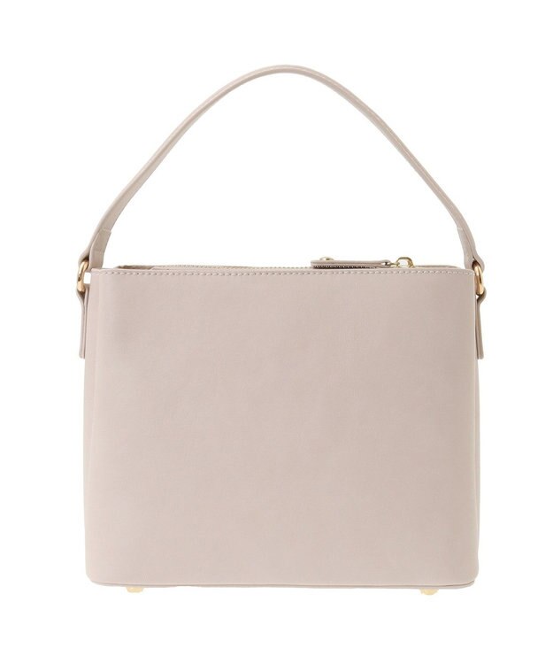 Maison de FLEUR フロントリボンバッグ Grayish Pink