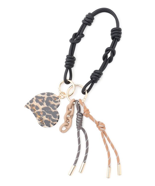 23区 VIOLAd'ORO アクリル コード マルチパーツ バッグチャーム ブラック系