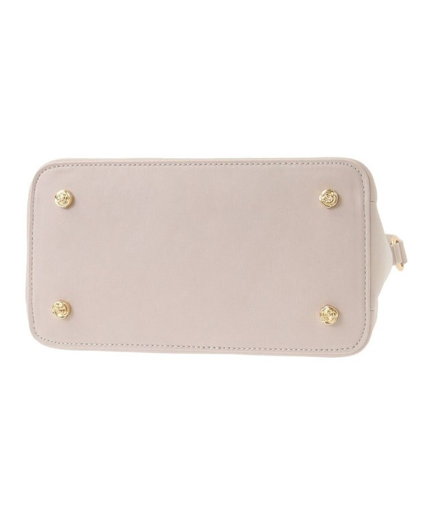 Maison de FLEUR フロントリボンバッグ Grayish Pink