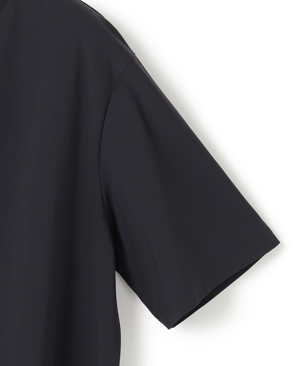 ICB L 【接触冷感・UVカット・速乾・洗える】 マットスキューバ プルオーバー ブラック系