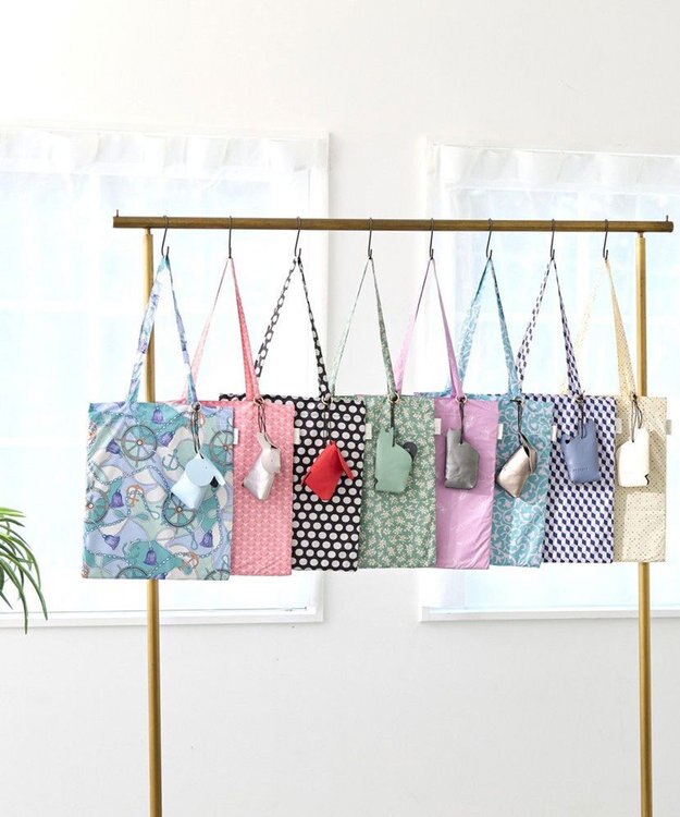 ROOTOTE 1045【ネコ・イヌ】LT.チャーム＆トート-A 01：ネコ・ピンドット