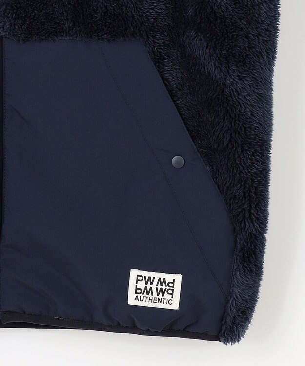 PW CIRCULUS 【MEN】フェイクファーブルゾン ネイビー系