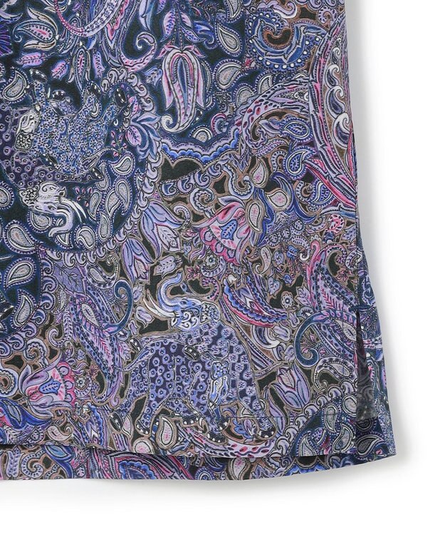 JOSEPH HOMME 【新柄】エスニカルプリント　半袖レギュラーカラーシャツ ライラック系5