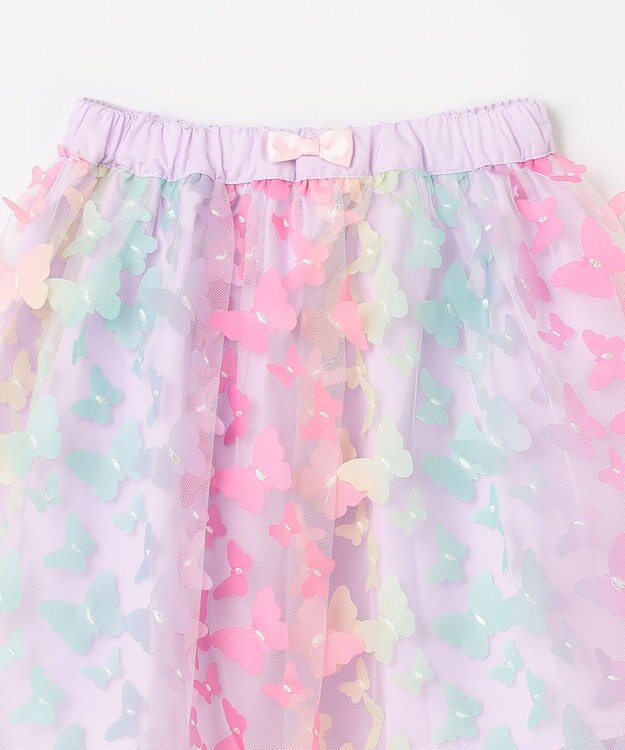 ANY KIDS レインボー チュール スカート ラベンダー