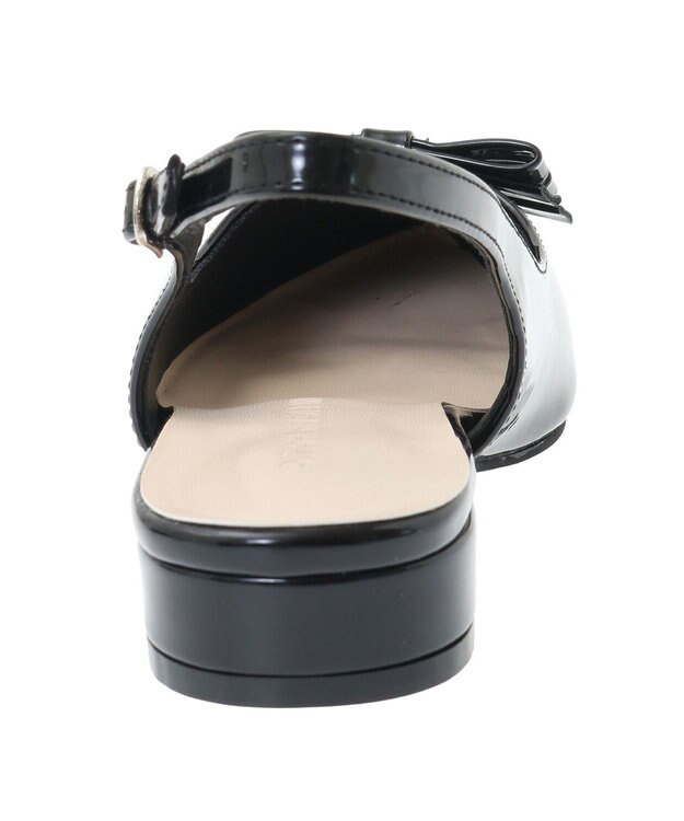 AMERICAN HOLIC ダブルリボンミュールサンダル Black