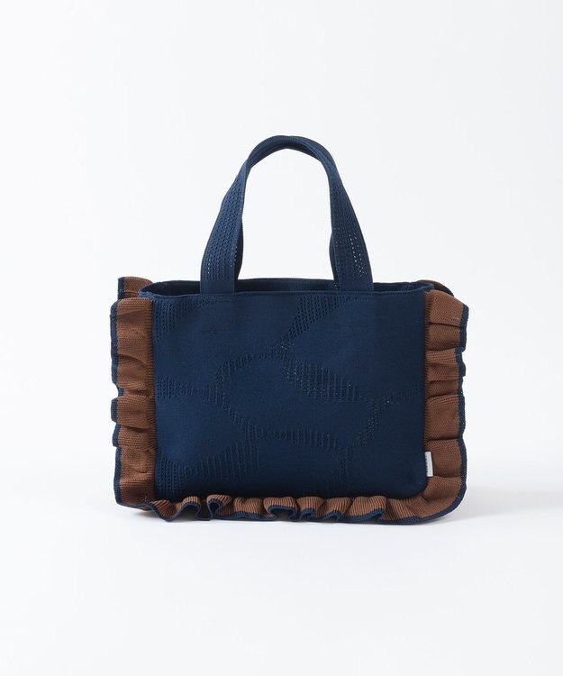 TRICOTE フリルミニトート 39NAVY