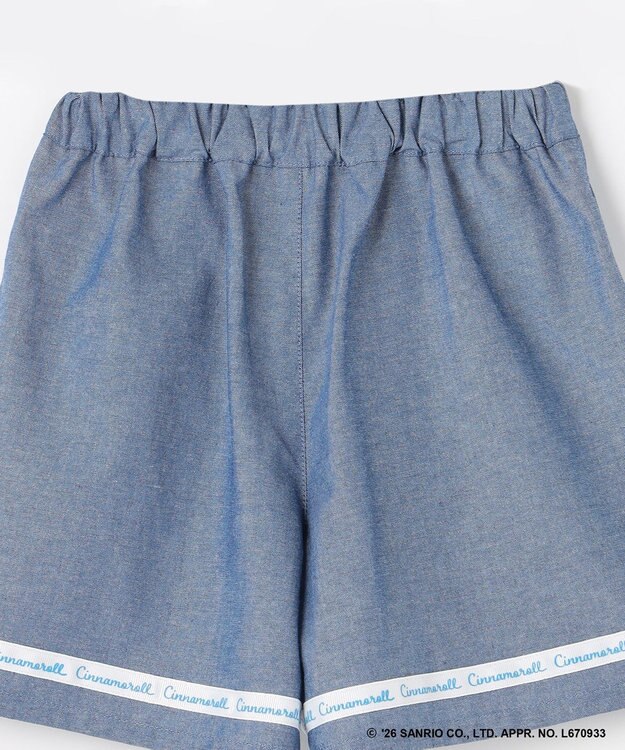 ANY KIDS 【サンリオキャラクターズ×ANY KIDS】ぷっくりボタン マリンパンツ シナモロール×ブルー