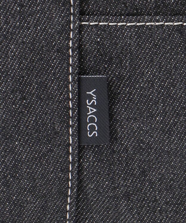 Y'SACCS デニムトートバッグ　Mサイズ ブラック【WEB限定カラー】