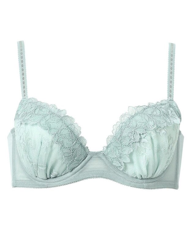 Wing ブラジャー ふっくら谷間メイク 脇高設計 脇から背中すっきり ブラ KB7001 ウイング／ワコール グレイッシュブルー