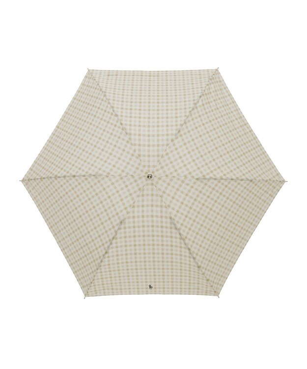 MOONBAT POLO RALPH LAUREN（ポロ ラルフローレン） 折りたたみ傘 ギンガムチェック ベージュ