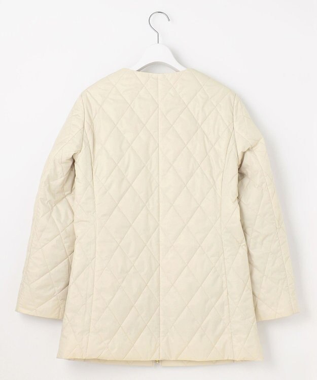 J.PRESS LADIES 【洗える】スパンライクナイロンタッサー ステンカラー コート ライトベージュ系