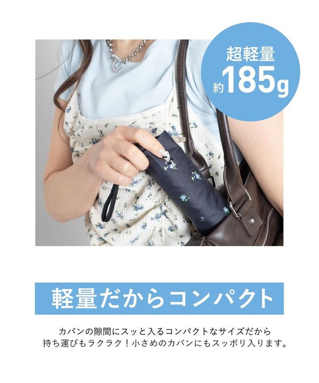 WEGO 【晴雨兼用/折りたたみ傘/日焼け対策/紫外線対策】別注PROTECT　U 柄6