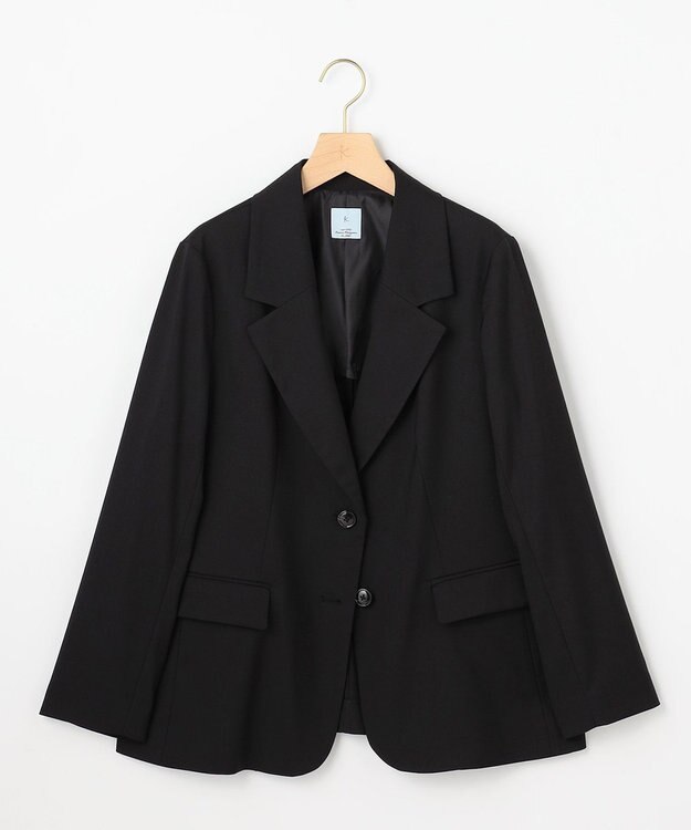 組曲 【加藤ローサさん着用】ハンサムツイル ジャケット ブラック系