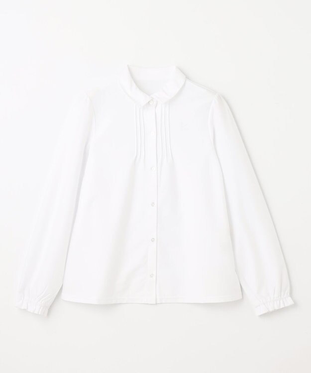 組曲 KIDS 【150-170㎝】リボンタイ2WAY ブラウス オフホワイト系