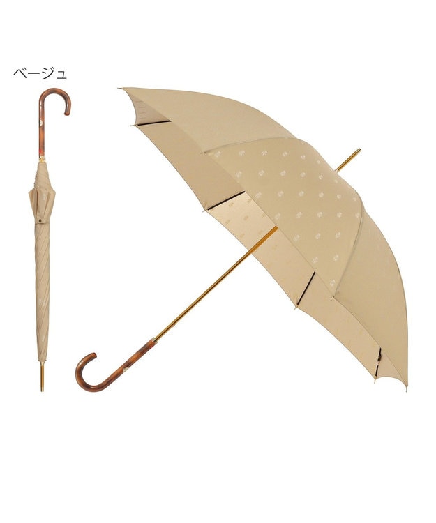 MOONBAT POLO RALPH LAUREN 【日本製】長傘 POLO BEARジャカード ベージュ